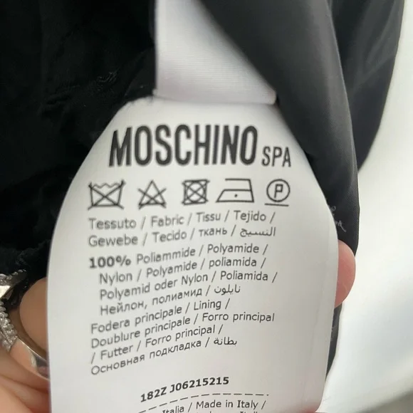 Moschino couture coat with logo - Picture 11 of 11